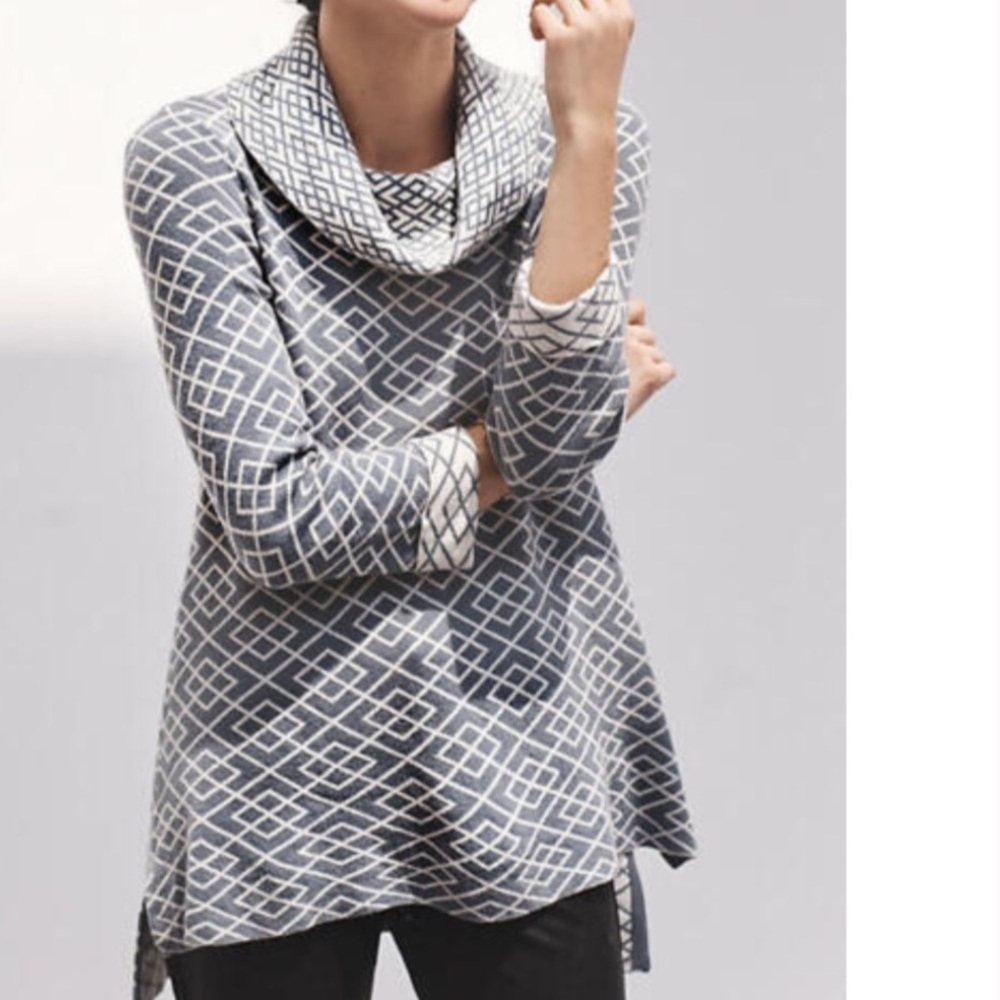 Anthropologie Moth Alpaca blend cowl neck sweater